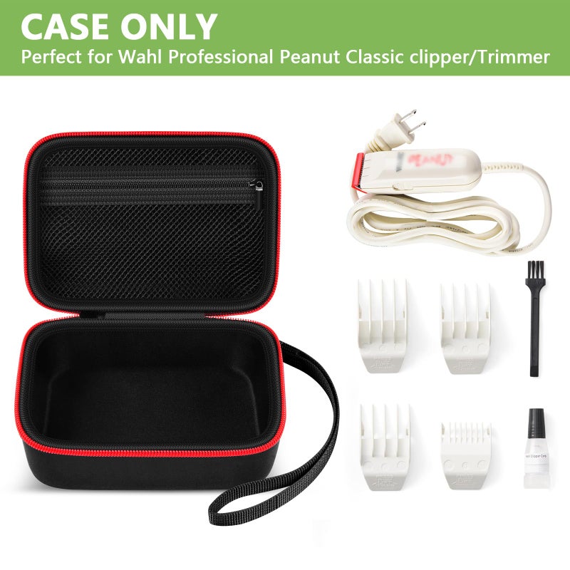 ALKOO Case for Wahl Professional Peanut Classic Clipper/Trimmer #8685, 8655-200, 8081, 8035 and Attachment Clippers Comb Blade Accessories- Black - Image 2